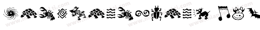 International Symbols 1字体转换